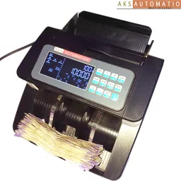 AKS AUTOMATION Pro-Grade Fake Note Detection Machine with External Display Note Counting Machine image 2
