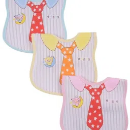 Baby New Tie Bib Cute Latest Design pack of 3-image-0