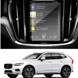 CEASE PROTECTOR Tempered Glass Guard for (company fitted) Navigation Infotainment System of Volvo XC60 T4 Inscription GPS System Clear Glossy :1 image 3
