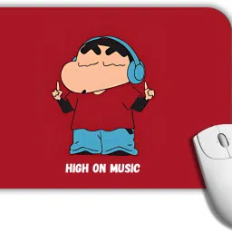 GROOFIEZ Shinchan High On Music Printed Mousepad Mousepad-picture-0