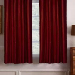 151 cm (5 ft) Polyester Semi Transparent Window Curtain (Pack Of 2)-image-30