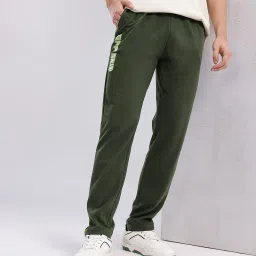 Men Solid Green Track Pants-image-64