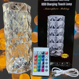 LED Rose Diamond Table Lamp with USB Charging, Touch Control CRSTL1034 Table Lamp-image-72