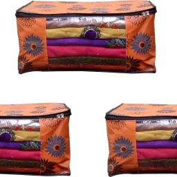 PRAHAN INTERNATIONAL Soiled Garment Bag/Apparel Storage, Appliance Covers Amit75521 for Sarees Cloths Polyester Laundry Bag-picture-12
