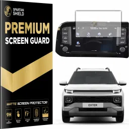 spartan shield Screen Guard for HYUNDAI EXTER 2023 Facelift || EX | EX(O) | S | S(O) | SX | SX(O) | SX(O) Connet || 8-inch Infotainment Touchscreen Protector | HyundaiExter Music System Car 9H Digital Touch Display MATTEAccessories 2025 [Not Tempered Glass]-image-38