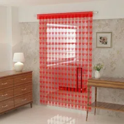 213.5 cm (7 ft) Polyester Semi Transparent Door Curtain (Pack Of 2)-21
