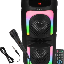 ME&U BoobBox Pro Dancing Light TWS Karaoke Mic FM /USB/AUX 40 W Bluetooth Home Audio Speaker-picture-18