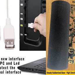 ANJO Wired Keyboard-LED Mouse-Pad-USB Hub 2.0-2in1 OTG Type C&Micro-Ext Cable 1.5m Combo Set image 5