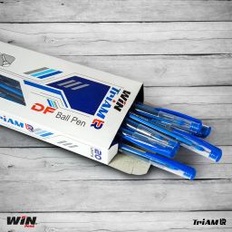 win Triam TR 80Pens (40 Blue & 40 Black ) | 0.7 mm Tip | One Times Use | Use & Throw Ball Pen image 4