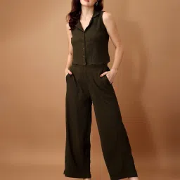 Self Design Women Jumpsuit-image-2