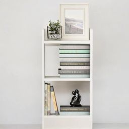Wood Book Shelf for Home, Living Room, Office Stand Engineered Wood Open Book Shelf-20