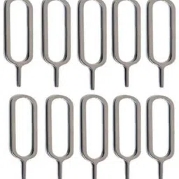 Saviraj 10pcs Sim Card Tray Ejector Eject Pin Key Removal Tool Sim Adapter (Steel) Sim Adapter-23
