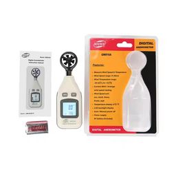 Qawachh Mini LCD Digital Handheld 30m/s Wind Speed Meter Scale Anemometer Thermometer Measure Tool image 4