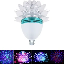 moozmob 360 Degree Rotating Disco Bulb for Home Birthday Dancing Stage Party Dj Bulb Single Disco Ball-picture-34