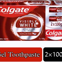 Visible White 200g ## (2x100g, Pack of 1) , Teeth Whitening Toothpaste Toothpaste-28