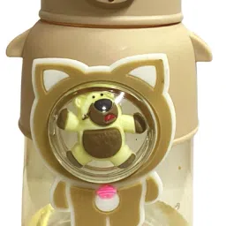 Bear Transparent Sipper Bottles With Adjustable Strap for Kids Teen Girls School-image-16