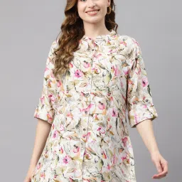 Women Regular Fit Floral Print Casual Shirt-image-35