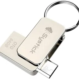 SYSTICK V8 OTG PENDRIVE Pen Drive with Metal Body Compatible with Smart Phone and Laptop 64 GB Pen Drive Compatible with Audio Player, Desktop Computer, Laptop, Mobile, Television, Tablet, Netbook, Gaming Console USB 2.0 Metal Case-11