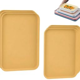 Wheat Straw Trays - Unbreakable Eco-Friendly, Reusable - Dishwasher Safe Dinner Tray-image-97