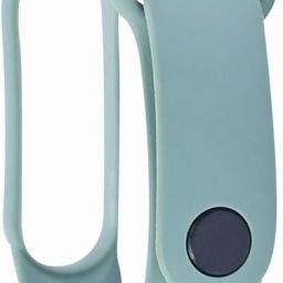 Microcart Silicone Strap for models Xiaomi Mi Band 5 and Mi Band 6, with Plain design and Mint Green color (Device not included) Smart Band Strap image 2