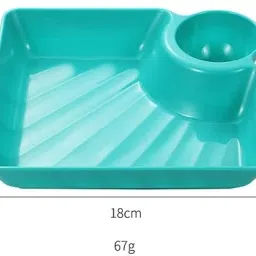 Chip Dip Serving Platter Set, Plastic Dumpling Plates Plate Serving Set-image-89