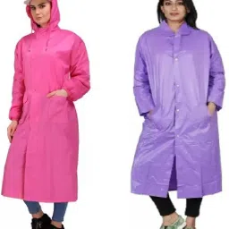Solid Women Raincoat-image-14