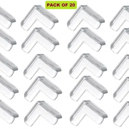 Baby Safety, Proofing V Shape Silicone Corner Guard Edge Protectors (20 Pcs)-24