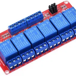amiciSmart 6 Channel Relay Module Shield with Optocoupler – High and Low Level Trigger Smart Kit-11