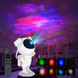 Star Galaxy Projector Night Light Astronaut Space Projector with Remote Control Table Lamp-image-93
