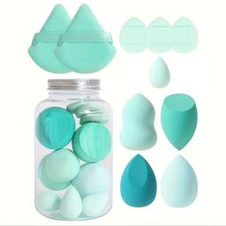 Triangle Loose Powder Puffs, Makeup Sponges, Mini Finger Puff Super Soft PO10-image-73