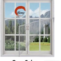 HDPE - High Density Poly Ethylene Adults Washable Net For Window With Self Adhesive HookS & Loop Tape Pre-Stiched Size - 4X5 Feet Mosquito Net-image-27