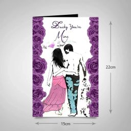 I'm Lucky you are mine Promise Day Greeting Card Greeting Card-8