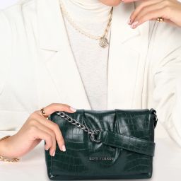 Women Green Shoulder Bag-image-88