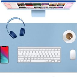 SYGA Desk Pad Protector Waterproof PU Desk Mat for Office & Home Mousepad-picture-11