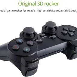 VIXON Mini Retro Controller HDMI Output Dual Player- 4K Ultra HD Game Stick, Black 64 GB with retro games 20000+ image 2