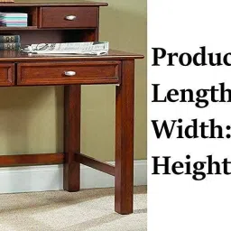 woodstage Sheesham Wood Study/Computer Table with Drawer Storage For Home Solid Wood Study Table image 3
