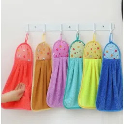 (PACK OF 4)Hanging Hand Towel or Kitchen and Wash Basin(Pack Of 2) 1.474 Multicolor Cloth Napkins-image-65