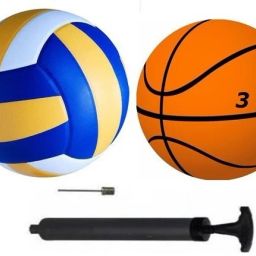 COMBO of Volleyball and Basketball+ Air Pump, Basketball - Size: 3-image-95