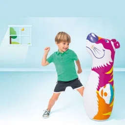 tiny tales Hit Me Toy for Kids 3-D Inflatable Bouncer Toy Water PVC Punching Bag for Kids Inflatable HitMe Toys-picture-13