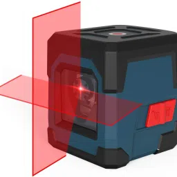 Laser Level RockSeed 50 Feet Cross Line Laser with Self-Leveling Rotatable 360° Vertical and Horizontal Line, Carrying Pouch, Battery Included (Red) Magnetic Line Level-17
