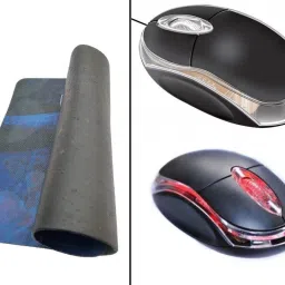 ANJO USB Keyboard, LED Wired Mouse, Pad, OTG Type C & Micro OTG 5 in 1 Combo Set image 3