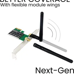 microware PCI-Express Network WLAN Card 300 Mbps Wireless Express Adapter Network Interface Card image 2