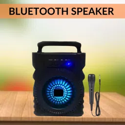 GUGGU 301 (PORTABLE BLUETOOTH DESKTOP SPEAKER) HI Quality Sound Upto 6Hr. PlaytimeH368 5 W Bluetooth Laptop/Desktop Speaker-0