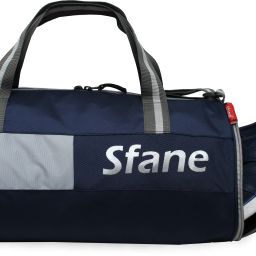 21 L Gym Duffel Bag - Men & Women Navy Sports Duffel/Travel Gym Bag - Silver-image-64