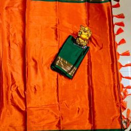 Woven Maheshwari Cotton Silk Saree-image-56