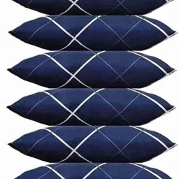 Polyester Fibre Solid Sleeping Pillow Pack of 6-18