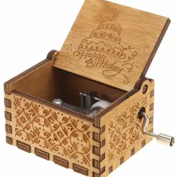 Wooden Music Box Happy Birthday Instrument-20