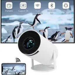 WENGONVILA Home Theater TV 4K Projector WIFI and Bluetooth,HD (1200 lm / 1 Speaker / Wireless / Remote Controller) Portable Projector-38