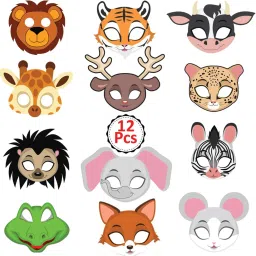 Animal Eye mask -12 Pieces for Jungle Birthday Theme Decoration Party Mask-image-19