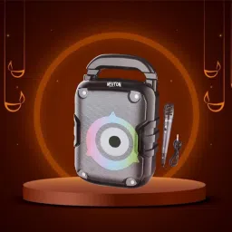 GUGGU DJ Box 20W Bluetooth Speaker with FM Radio, Mic, RGB Light & 4 hour's backQO33 20 W Bluetooth Party Speaker-image-18